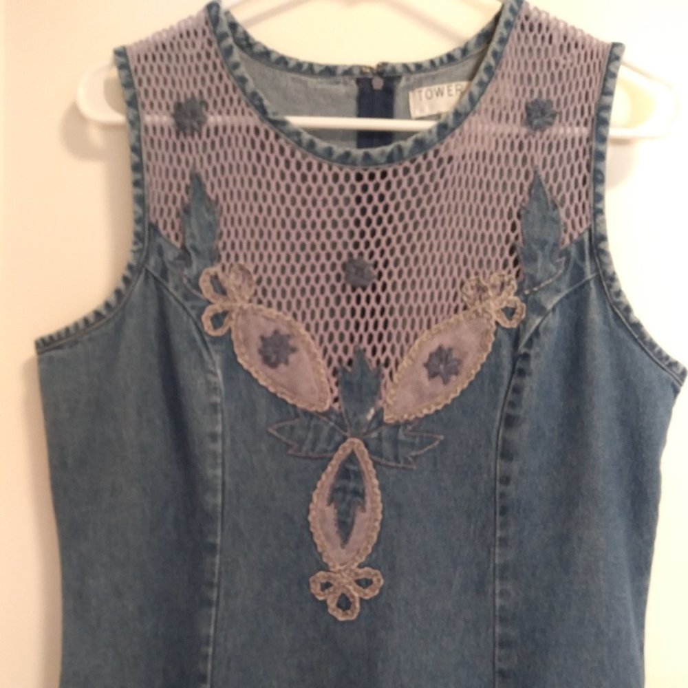 Funky Maxi Jean Dress